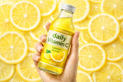 Daily Vitamin C Drink - Lemon (12 Pack)